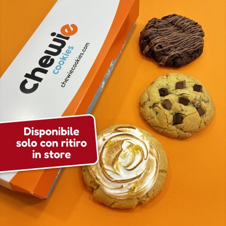 box da 3 cookies disponibile solo con ritiro in store